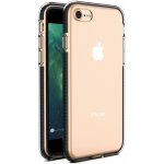 Spring Case 1mm černý rám – Apple iPhone 7 / iPhone 8 / iPhone SE 2020 / iPhone SE 2022 – Zboží Mobilmania