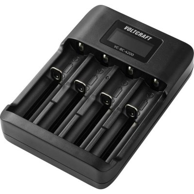 VOLTCRAFT VC-BC-4200 akumulátorů NiMH, Li-Ion AA, AAA, Mini (AAAA) – Zboží Živě