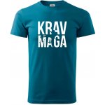 Nápis Krav Maga klasické pánské triko petrolejová – Hledejceny.cz