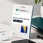 eSIM Bosna a Hercegovina 1 GB / 7 dní – Zboží Živě
