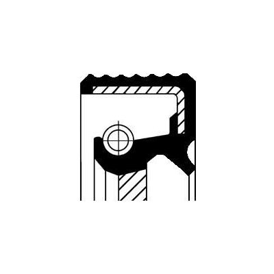 Těsnicí kroužek klikového hřídele CORTECO 20018316B – Zboží Mobilmania