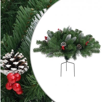 zahrada-XL Umělý vánoční stromek na cestu zelený 40 cm PVC