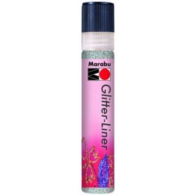 Glitter Pen Marabu 25 ml stříbrná 582 – Hledejceny.cz