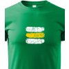 Dětské tričko Canvas dětské tričko Turistická značka žlutá, zelená 2079