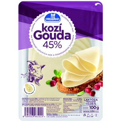 Milko Kozí gouda plátky 48% 100g – Zbozi.Blesk.cz