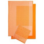 Sleep-well VAFLE oranžová 50x70 cm 3ks – Zboží Dáma