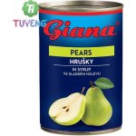 Giana Hrušky ve sladkém nálevu 410 g – Hledejceny.cz