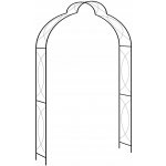 Kovová pergola G03V oblouk 3 cm – Hledejceny.cz