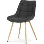 Autronic CT-394 BK2 černá látka kovové nohy dekor dub – Zboží Mobilmania