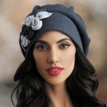 Krumlovanka dámská zimní čepice W-0070/567 tmavě šedomodrá – Hledejceny.cz