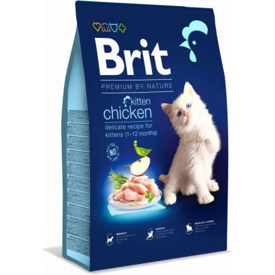 Brit Premium by Nature Kitten Chicken 1,5 kg – Zboží Mobilmania