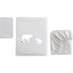 bonjourbébé 3dílná bavlněná sada Polaris Grey 80 x 50 cm – Sleviste.cz