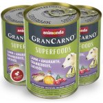 Animonda Gran Carno Superfoods jehněčí amarant brusinky lososový olej 400 g – Sleviste.cz