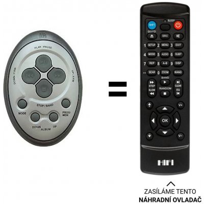 Dálkový ovladač Predátor Grundig RRCD2420MP3 – Hledejceny.cz