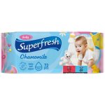Superfresh Chamomile vlhčené ubrousky pro děti 72 ks – Zboží Mobilmania