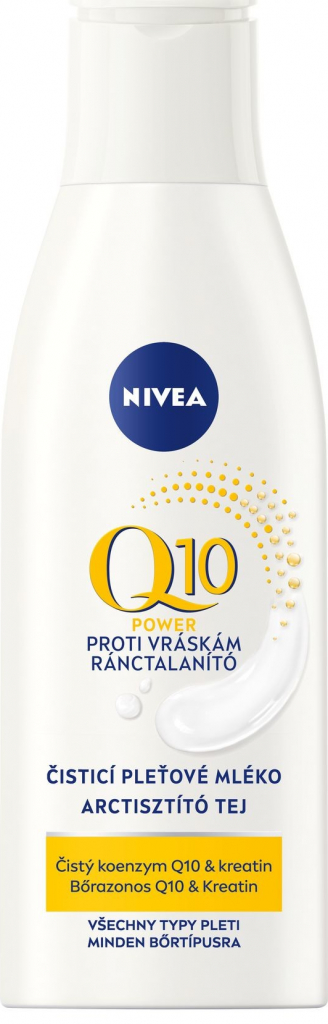 Nivea Visage Q10 plus čistící pleťové mléko proti vráskám 200 ml od 102 Kč  - Heureka.cz