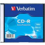 Verbatim CD-R 700MB 52x, Extra Protection, slim, 1ks (43347) – Zboží Živě
