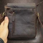 Špičková kvalita kožená crossbody messenger taška přes rameno – Hledejceny.cz