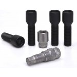 Pojistné bezpečnostní šrouby M14x1,5x40 kužel, klíč 17/19, SICUTUNE BVT440, černé – Sleviste.cz