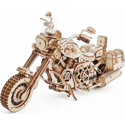 Robotime Rokr 3D Motorka Chopper LK504 420ks – Zboží Mobilmania