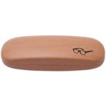 pouzdro na brýle imitace dřeva světle hnědé – Sleviste.cz
