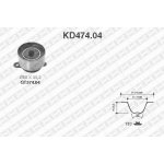 Sada rozvodového řemene SNR KD474.04