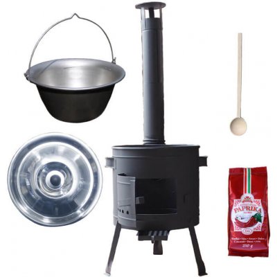 Green Home kotlík na guláš nerez 1,5 mm 20 l, Green Home poklice nerez INOX, Green Home žáruvzdorná silnostěnná kotlina 1,5 mm 42 cm BALKY STRONG PLUS 600 – Zboží Dáma