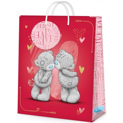 Albi Dárková taška velká Me to You - Srdce (26 × 12,7 × 32,4 cm) – Zboží Živě