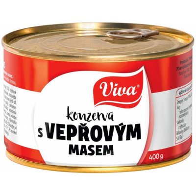 Viva vepřová konzerva 400 g – Zboží Dáma