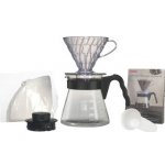 Hario V60-02 Pour Over Kit Plastic Black – Hledejceny.cz