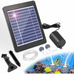 Fapiere Solární provzdušňovač jezírka 4 W – s baterií 2200 mAh, 3 režimy provozu – Zboží Dáma