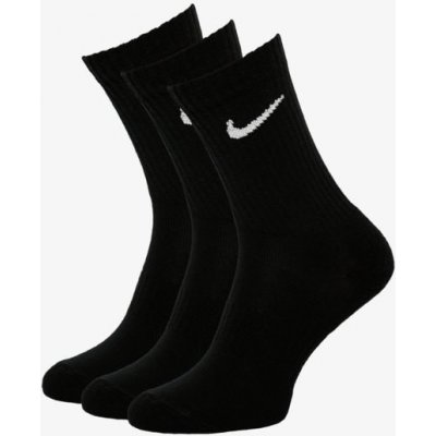 Nike tenisové ponožky Everyday Cushion Crew 3 páry černé