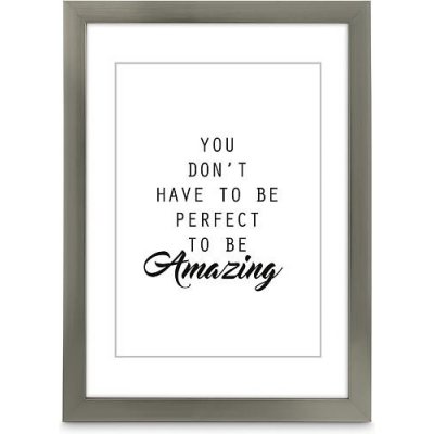 Hama rámeček plastový CHIARO, ocelová, 40x60 cm – Zboží Mobilmania