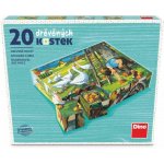 Dino obrázkové kostky Na statku 20 kostek – Zboží Dáma