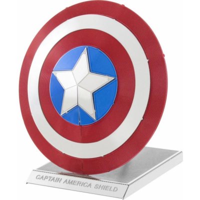 Metal Earth 3D puzzle Avengers: Štít Kapitána Ameriky 13 ks – Zboží Mobilmania