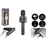 Dětský mikrofon Teddies Mikrofon Karaoke Bluetooth černý – Zboží Dáma