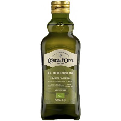 COSTA D'Oro E.V.O.O. Biologico nefiltrovaný olivový olej 500 ml – Hledejceny.cz