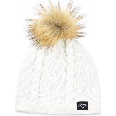 Callaway Pom Pom beanie dámská zimní čepice cream – Hledejceny.cz