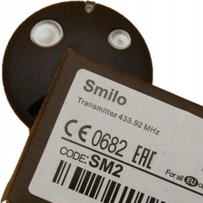 Dálkový Ovladač Nice Smilo SM2 433,92 MHz 2kanálový s baterií – Sleviste.cz