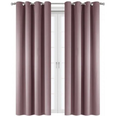 BytoTex Zatemňovací závěs s kroužky L769, 140 x 250 cm-růžový – Hledejceny.cz