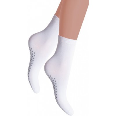 STEVEN Dorostové protiskluzové ponožky 164/2 šedá světlá