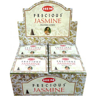 Hem Vonné kužely Jasmine jasmín 10 ks – Zboží Dáma