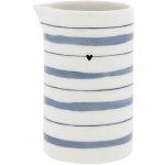 Bastion Collections Keramický džbánek Watercolour Blue Stripes 250 ml modrá – Zboží Mobilmania