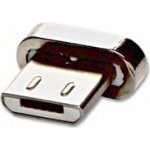 Redukce USB (2.0), Magnetický konec-USB micro (2.0) M, 0, stříbrná, redukce na magnetický kabel – Zboží Mobilmania