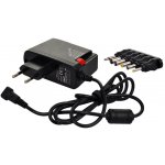 Solight univerzální síťový adaptér 1000mA stabilizovaný výměnné konektory – Sleviste.cz