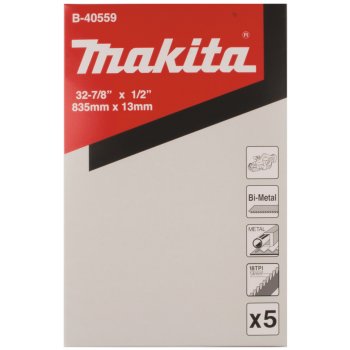 Makita 5ks pilový list na kov pro pásové pily DPB181 - BiM, 18 zubů (B-40559)