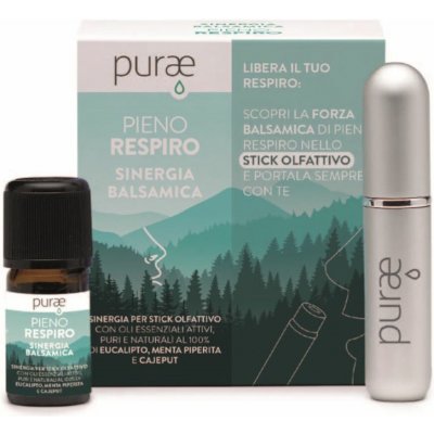 Purae Pieno Respiro Balsamica Směs esenciálních olejů + tyčinka 5 ml – Hledejceny.cz