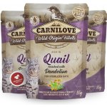 Carnilove Cat Pouch Quail & Dandelion sterilized 85 g – Zbozi.Blesk.cz