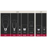 Paulmann E27 6,5W 825 LED žárovka Globe G95 zlatá 28716 – Hledejceny.cz