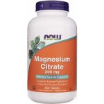 Now Foods Magnesium Citrate 200 mg 250 tablet – Hledejceny.cz